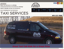 Tablet Screenshot of bwrtaxi.com